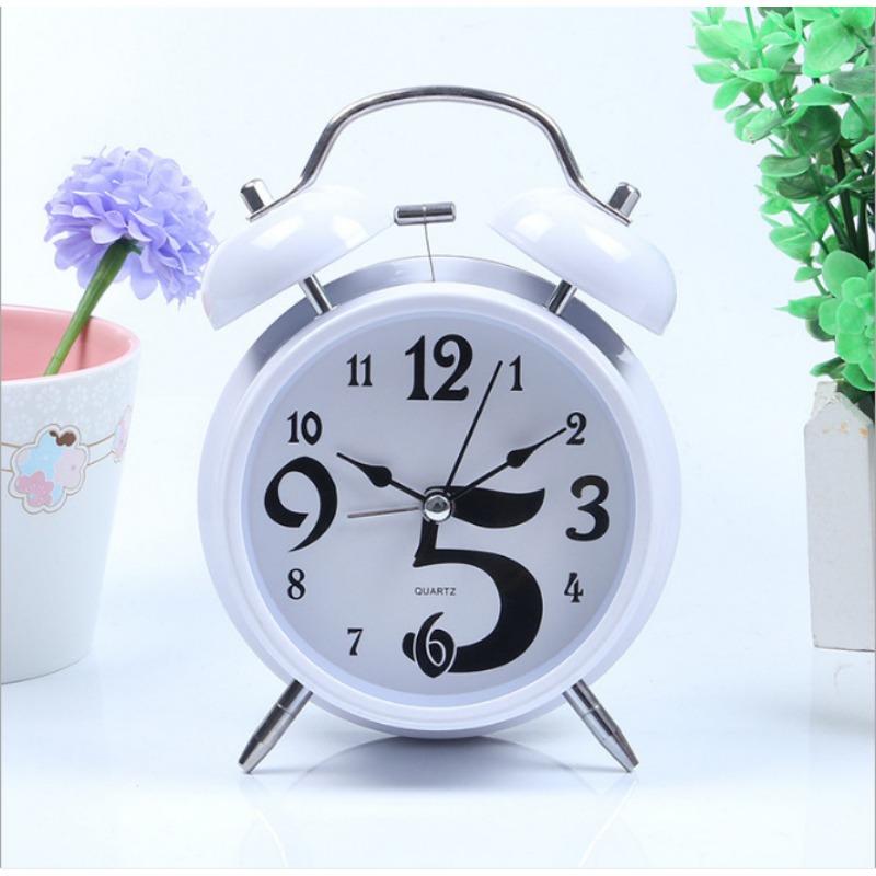 

4-дюймовый металлический окрашенный цифровой будильник ночник черный цифровой четкий шрифт