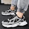 Men's Casual Sports Shoes Thick Sole Summer New Breathable Soft Sole Non-slip Comfort Outdoor Running Shoe Fashion Mesh Sneakers