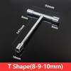 3-Way Hex Socket Spanner T Handle Hex Socket Hand Tool Portable Socket Wrench  Home Appliance