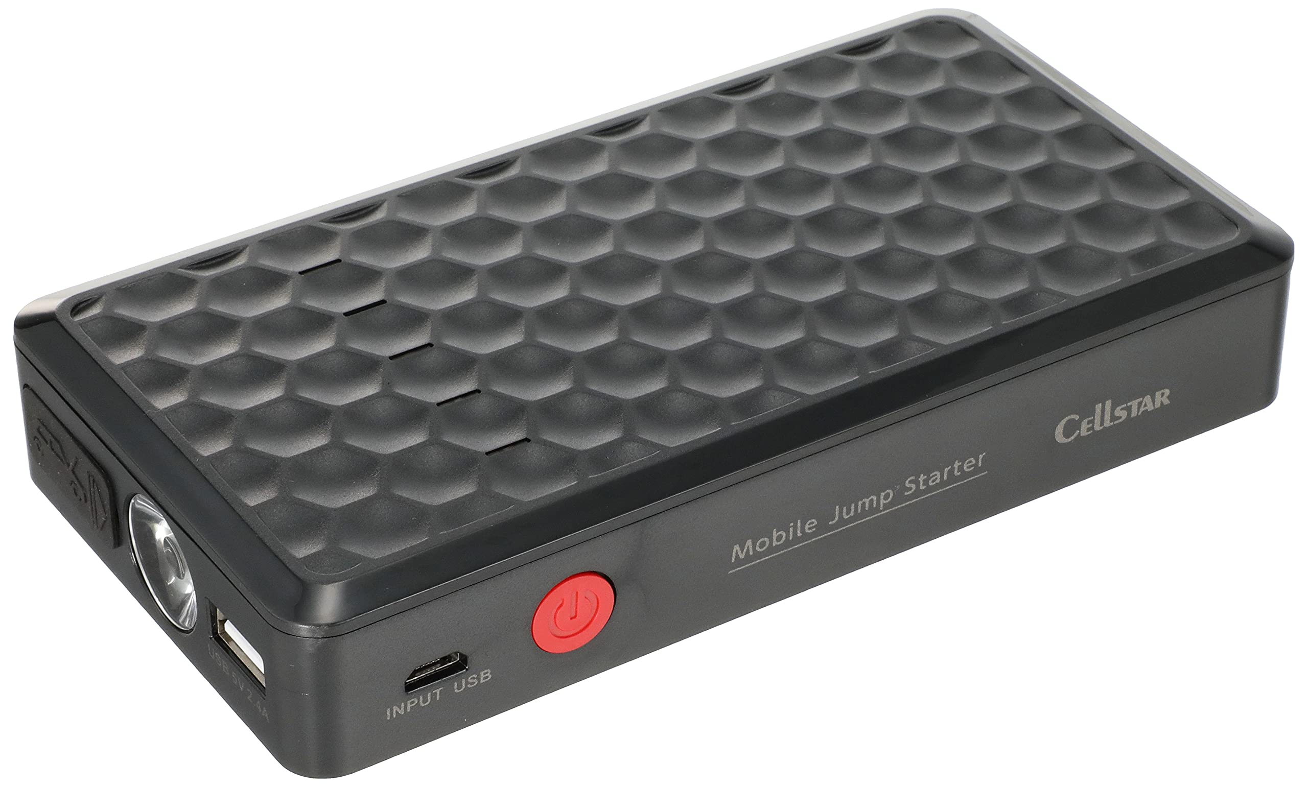 

CELLSTAR Jump 200A Starting 400A Maximum Output Compatible with Gasoline Vehicles and Diesel 12V with LED Light MJP-3000 Starter, 8,000mAh, Current,