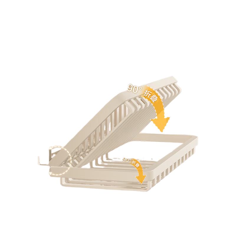 MICO Cream Style Drill-Free Bathroom Storage 3-Piece Set