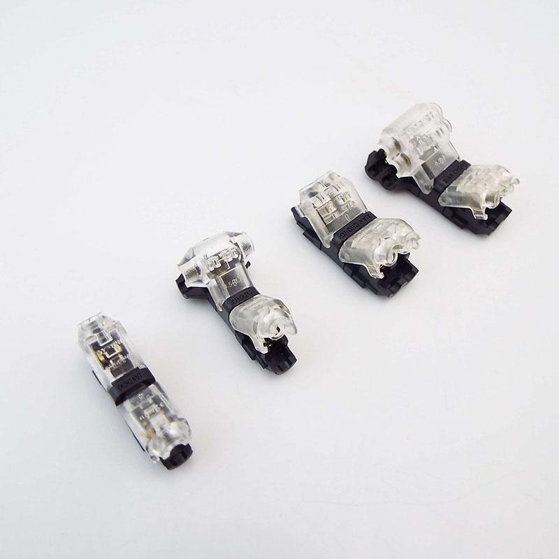 10pcs electric Wire Connector T type Quick Splice Electrical Cable Crimp Terminals for Wires Wiring 22-18AWG LED Car Connectors