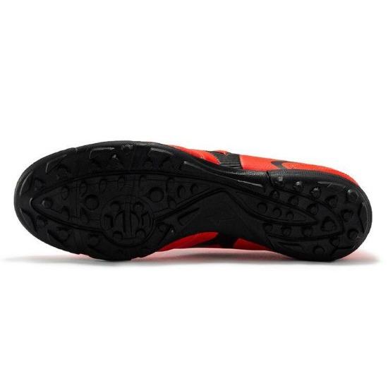 Mizuno Morelia Neo II Round Toe Lace-Up AG (Rubber Short Studs) Slip-Resistant Durable Breathable Soccer Shoes Men Soccer Shoes Red Black P1GD210560