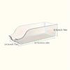 1Pcs  Clear Plastic Refrigerator Organizer with Soda Can Dispenser and Beverage Holder Hand Wash,Fits Refrigerator,Freezer,Pantry,Kitchen,Countertops