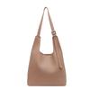 New Simple Shoulder Bucket Bag Daily Commute Retro Texture Tote Fashion Tote Bag