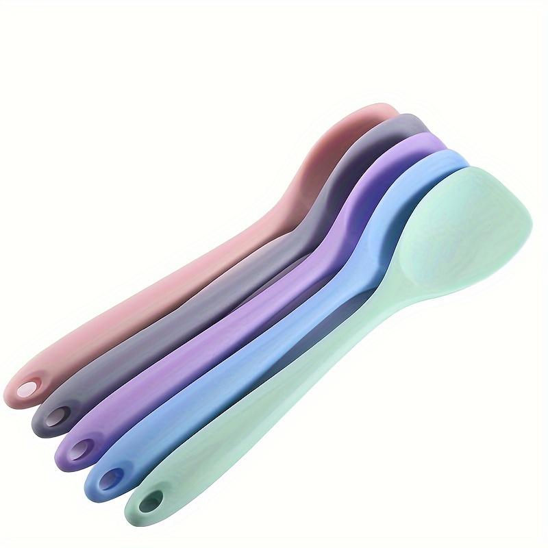 1pc Multi Functional Silicone Spatula - A Non Stick, Food Safe Kitchen Tool for Cooking, Baking, and Salad Mixing