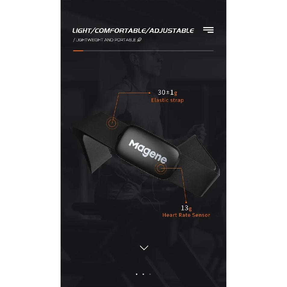 Magene H303 H603 H803 Heart Rate Monitor Mover Sensor Dual ANT Bluetooth With Chest Strap Cycling Computer Wahoo Garmin Sports