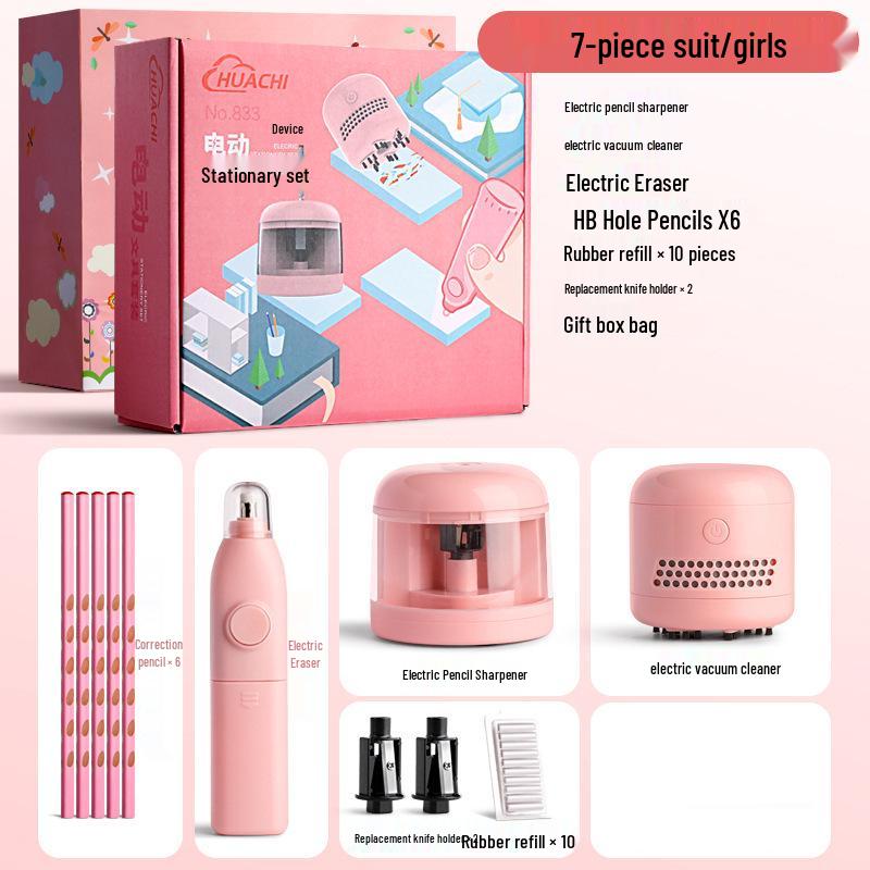 Kapibara Elektryczny Zestaw Artykułów Papierniczych Pudełko Prezentowe dla Dzieci Szkolnych na Boże Narodzenie i Upominki na Przyjęcia.