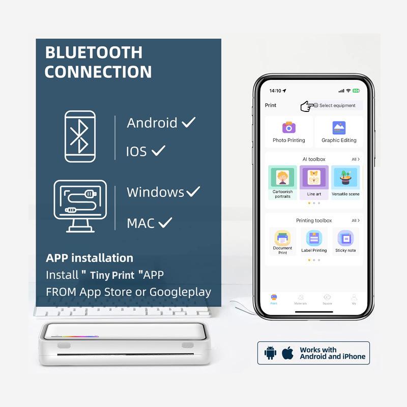 Germany 2026 A4 Portable Bluetooth Thermal Printer X9: Compact Student-Friendly Error Correction Tool