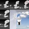No Punching Camera Support Wall Bracket Wall Mount Camera Support Base  Most Surveillance Cameras