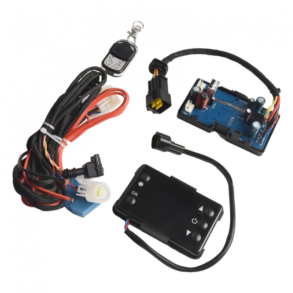 12V 24V Diesels Air Heater LCD Monitor Switch, Control Board With Remote Control