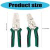 Compact Multipurpose Cable Cutter Tool Wire Crimping Stripping Pliers with Ergonomic Design For Electricians Maintenance
