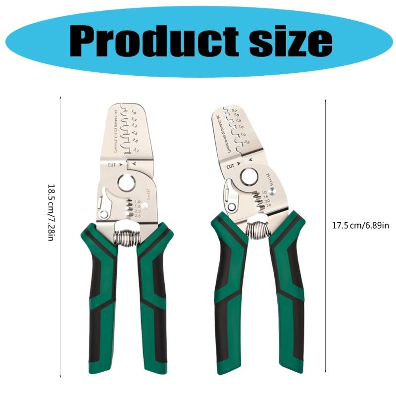 Compact Multipurpose Cable Cutter Tool Wire Crimping Stripping Pliers with Ergonomic Design For Electricians Maintenance