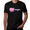 Drippy Guitar Tshirt Soft Cotton Print Tshirt