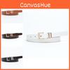 Elegant Pu Leather Womens Belt With Alloy Buckle Versatile And Simple Design For Dresses And Jeans