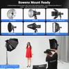 Godox S3 Blitzhalter mit Bowens Typ S Kompakt und Neigbar Geeignet für AD300 Halterung, Ständer, Tragbar, ±90° Einstellung, V1, V100, V1Pro, V860III,