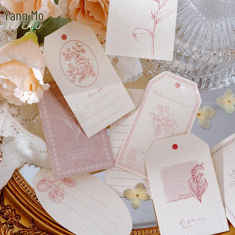 Mo Mo Matchbox Forest Series Sticky Notes - Creative Hang Tag & Decorative Collage Paper