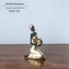 Modern Retro African Black Figurine Ornaments - Creative Soft Decor for Light Luxury Living Room