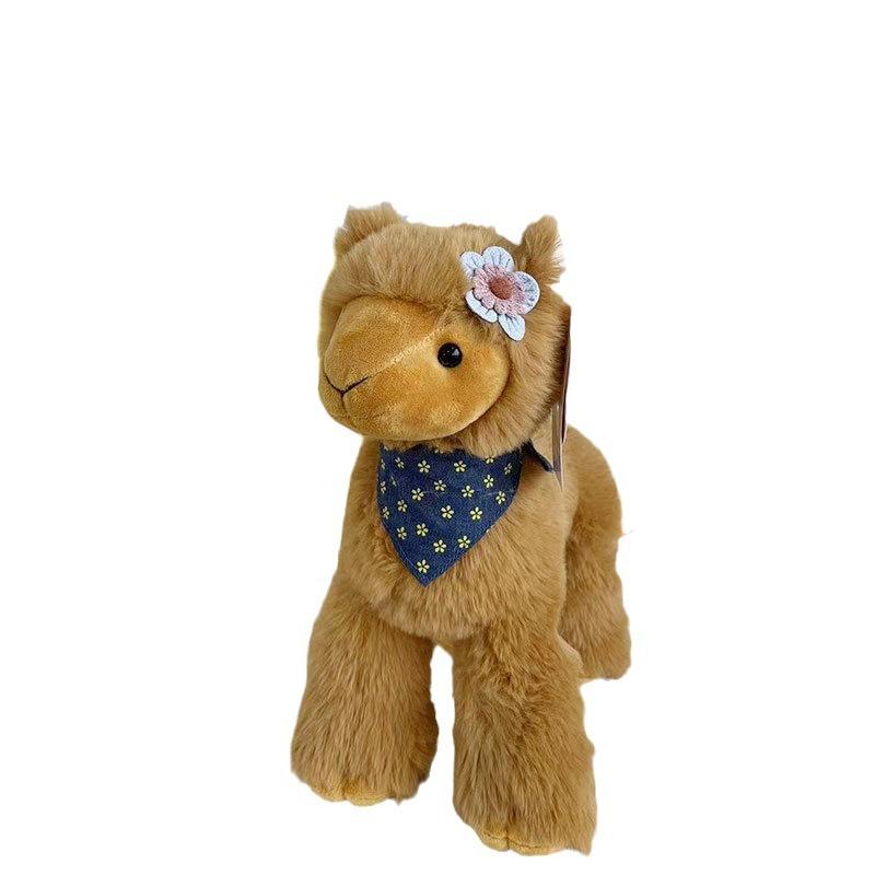 Cute Alpaca Plush Toy Doll For Girls Sleeping Pillow Can Stand Doll For Girls Birthday Gift