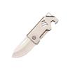 Portable Stainless Steel Folding Keychain Knife for Box Opening and Fruit Cutting