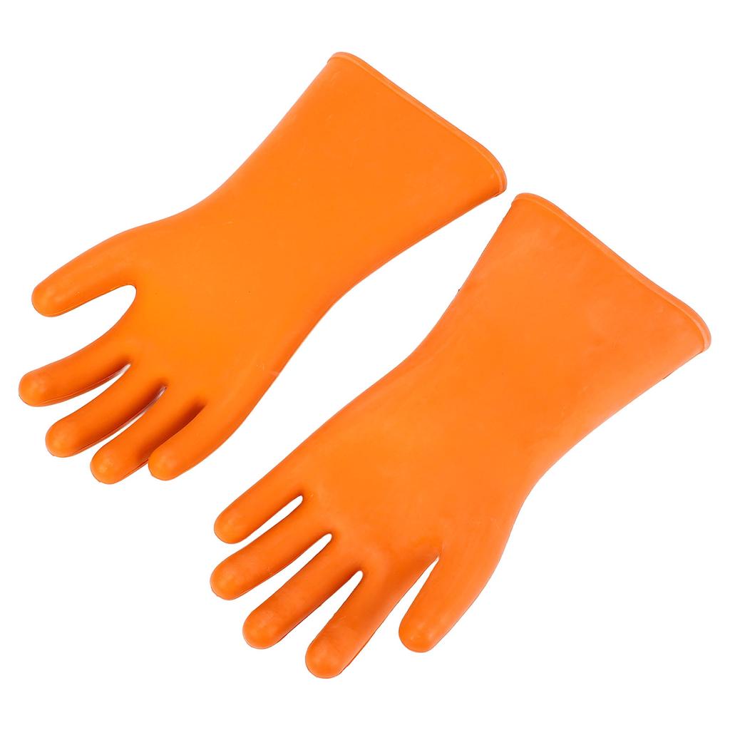 1 Paar Hochspannungsisolierhandschuhe Gummi Schnittfest Wasserdicht 20000v 12kv Elektriker