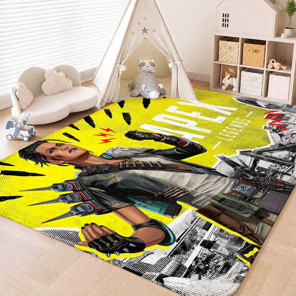game A-Apex L-Legends cool Floor Mat Floor Mat Soft Flannel Non-Slip Door Rug for Living Room