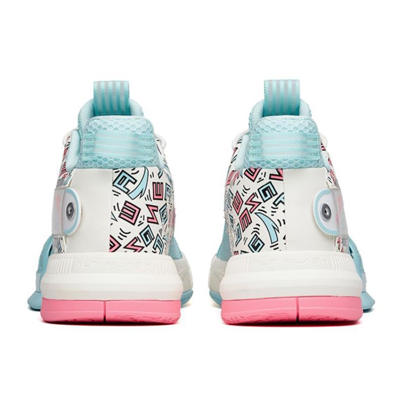 Anta Craze 2 Cushioning Slip Resistant Waterproof Low Top Basketball Shoes Men's Blue Sneakers 112141640S-3