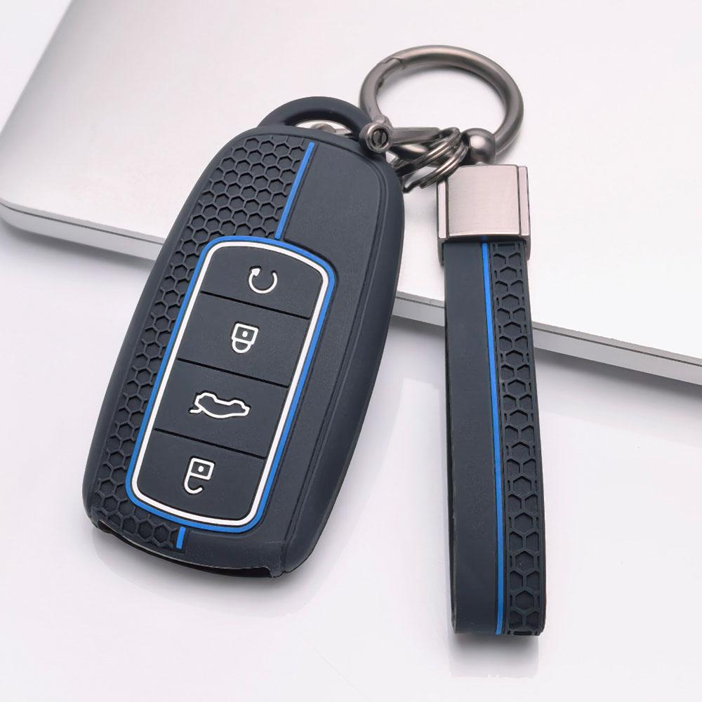 Silicone Key Fob Cover keychain for Chery Tiggo 8 Pro Tiggo 7 Pro Omoda C5 Arrizo 8 for Exeed TXL TX LX VX Anti-Scratch Guard Shockproof