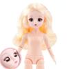 30cm 23 articulações wink menina boneca partes do corpo nu bonecas com cabelo crianças brinquedos menina boneca