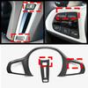 For BMW 1 2 3 4 5 Series G30 G32 G42 G14 G01 G02 G05 G06 G07 G20 G22 G26 G29 G80 Carbon Fiber Steering Wheel Cover Trim Decor