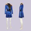 Sequin Long Sleeve Circus Ringmaster Jumpsuit with Tassel Skirt Cosplay Costume