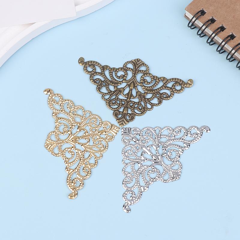 10Pcs Metal Decorative Corner Cover Edge Protector For Book Scrapbook Photo Album Frame Jewelry Chest Gift Wine Wooden Box Case