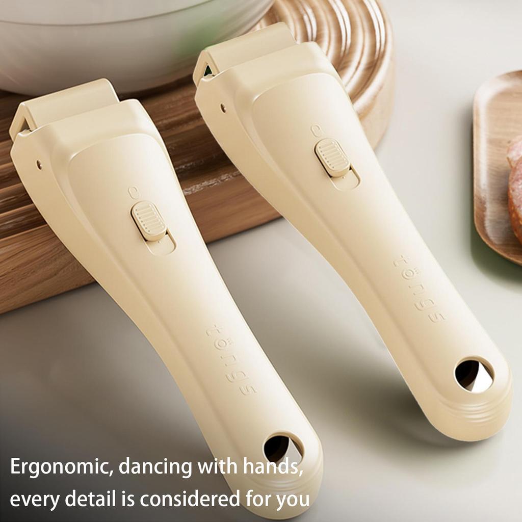 Removable Anti-Scalding Pot Handle - Detachable Cookware Handgrip for Frying Pan, Bowl, Dish, Plate, Kitchen Cookware Accessory
