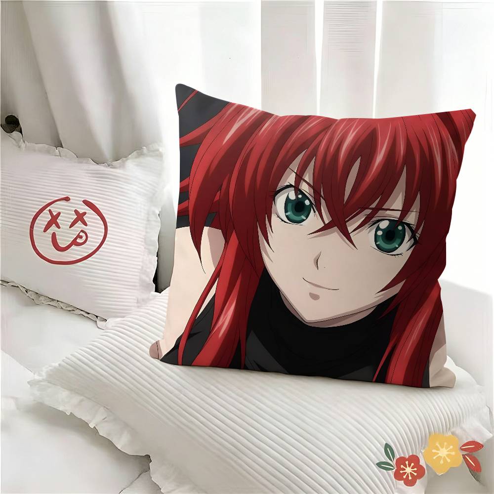 1pc Anime H-High School DxD Pillow Case Fashion Square Pillowcase Bedroom Sofa Room Ins Decoration Leisure