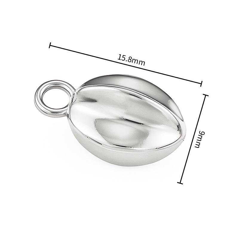 Simple Stainless Steel Christmas Tree Teapot 3D Charm Pendant for DIY Earrings & Necklaces - Titanium Steel Handcrafted Jewelry Accessory.