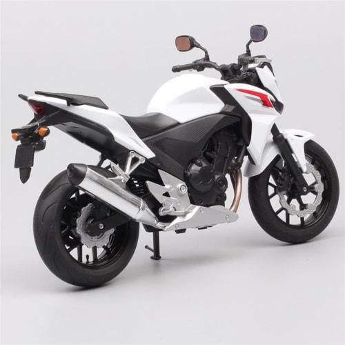 1:18 Scale Diecast Metal Motorcycle Model Kit Fits Honda CB500 F CB500F 2014 (With Foam Box)