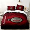 Feyenoord Rotterdam 3pc Set Perfect for Bedroom Use Comfortable Bedding Set Includes a Duvet Cover and Two Pillowcases Ideal Birthday or Christmas Gif