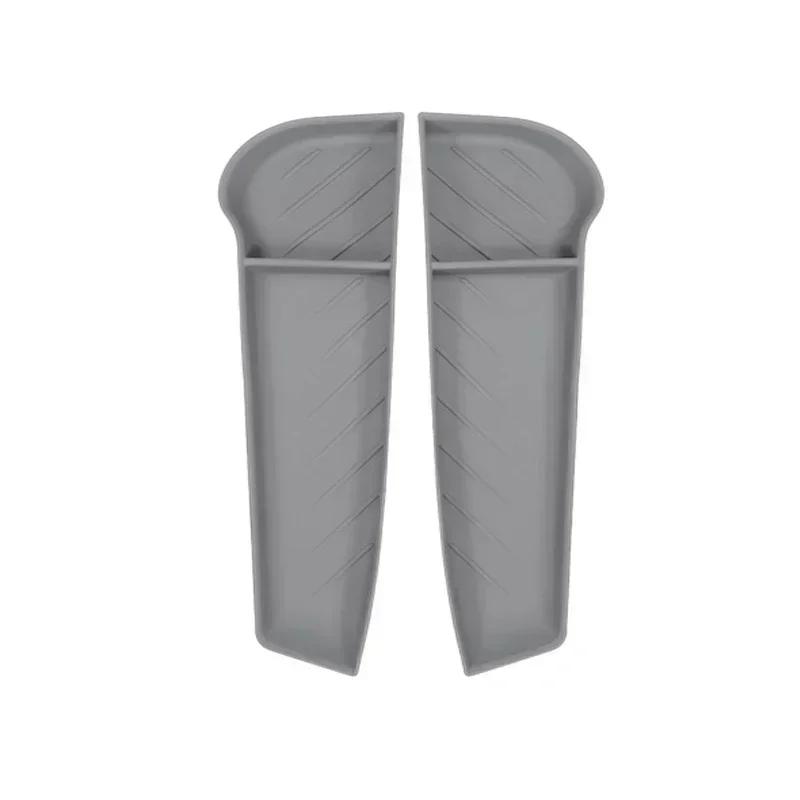 Car Door Side Storage Box For Tesla Model X Waterproof TPE Gate Slot Anti Dirty Storage Organizer Tidying Interior Accessories