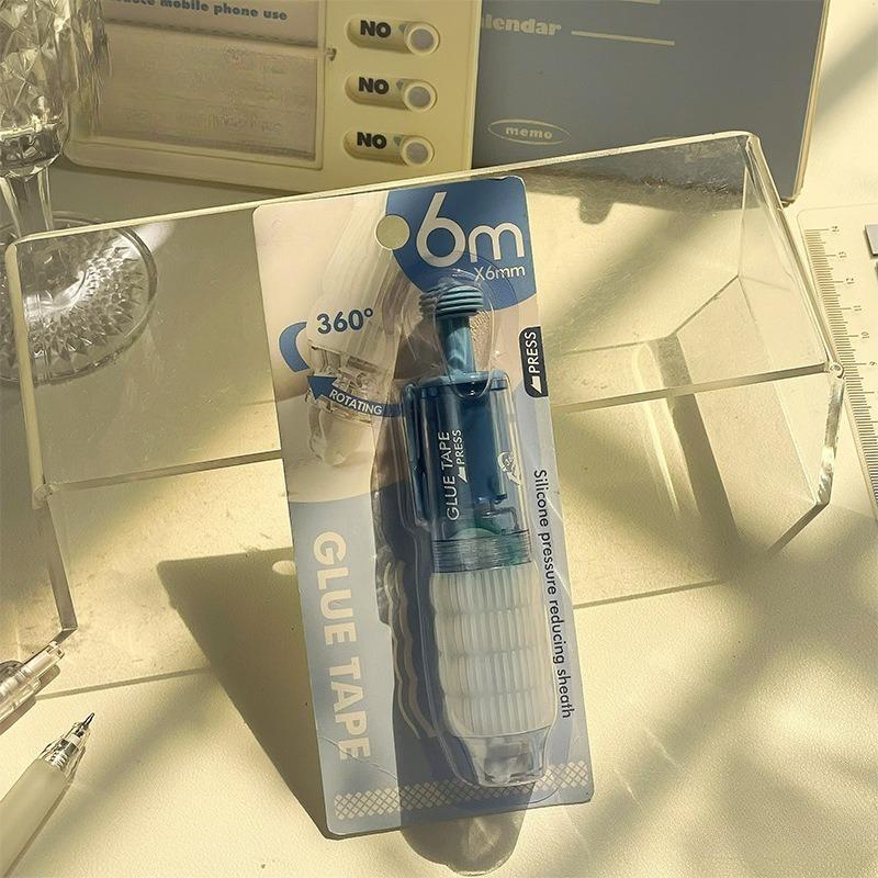 The New Pen-type Dot Adhesive with High Appearance Level High Viscosity and Replaceable Core Correction Tape Type Dot Double-sided Tape for Students