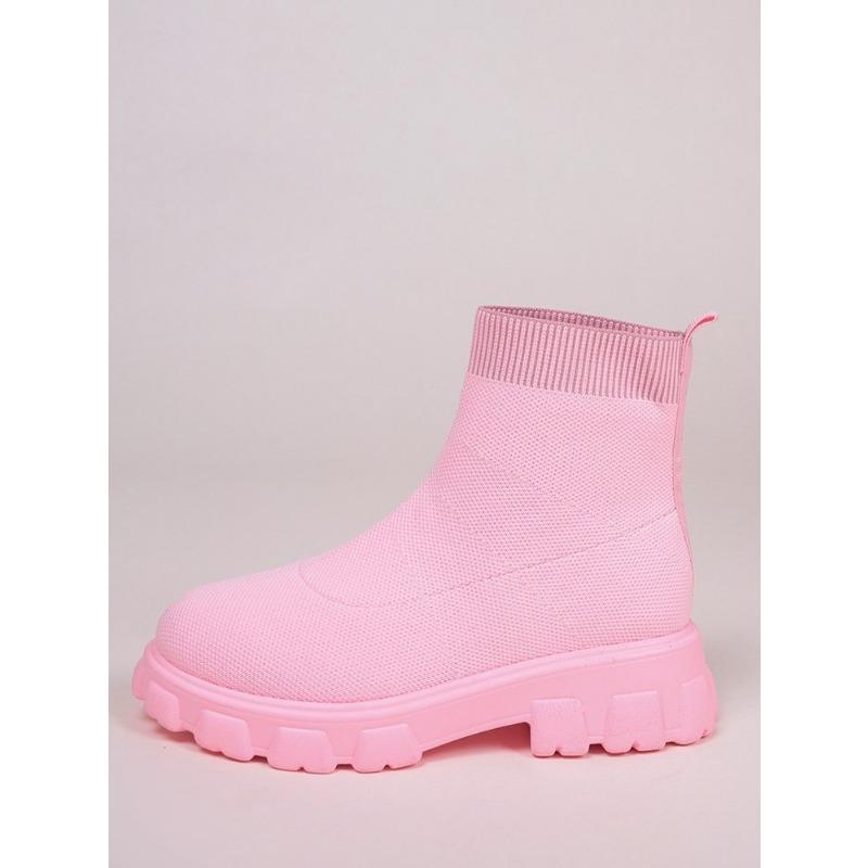 Thick Soled Fly Woven Mesh Short Tube Socks for Women, Plus Size Couple, High Top Fly Woven Boots