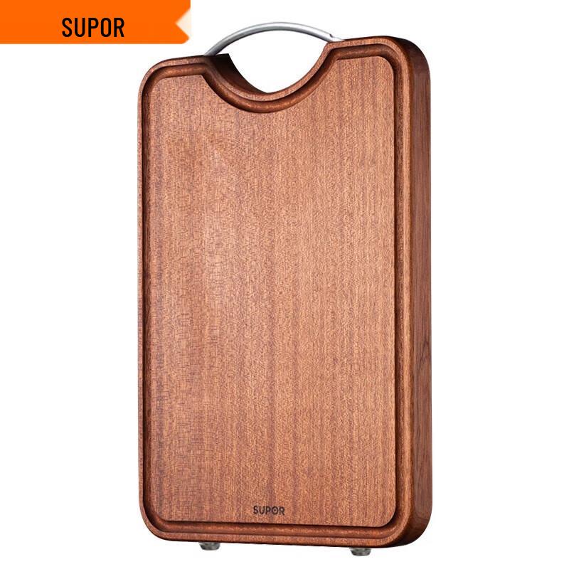 SUPOR Solid Wenge Wood Cutting Board