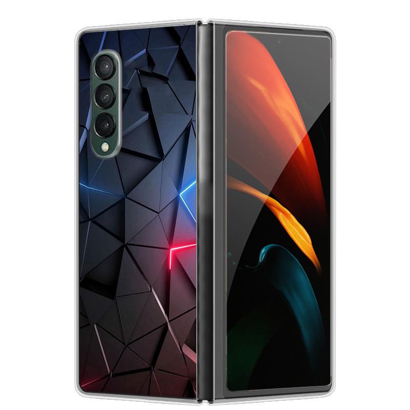 Etui na Samsunga Z Fold 5 Słodkie Modne Twarde Przezroczyste Etui na Telefon dla Samsunga Galaxy Z Fold5 5G ZFold 4 6 5G Powłoka Ochronna ZFold6