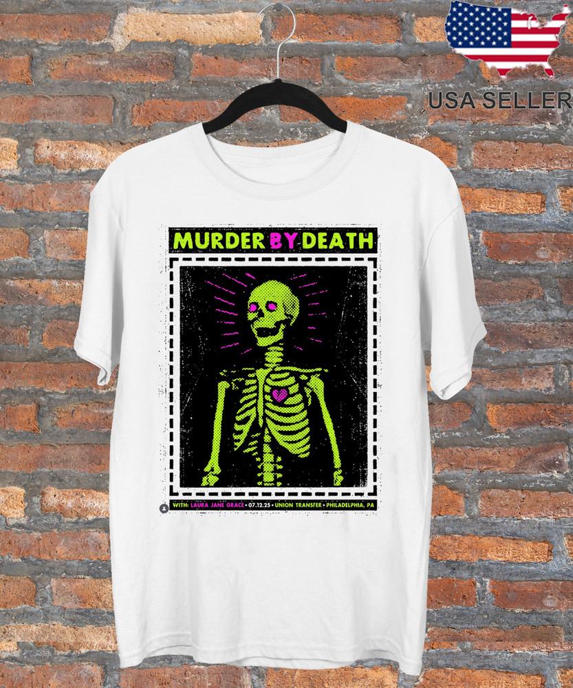 Murder By Death BAND Farewell Tour WITH LAURA JANE GRACE T Shirt Size S5XL Unisex T-Shirt M