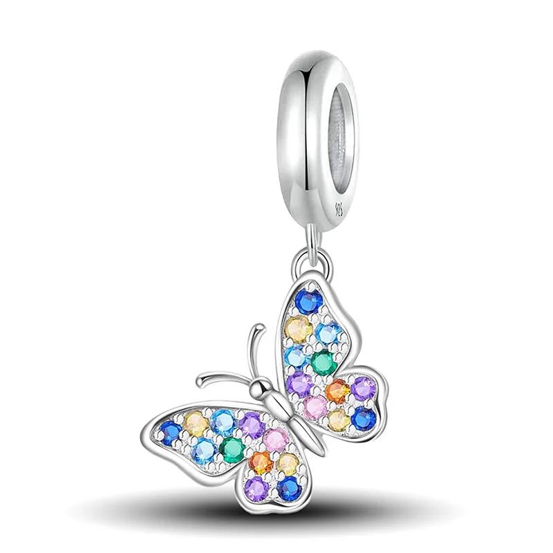 Copper Fluorescence Dragonflies Bees Charms Beads Fit Diy Bracelet Necklace Making Gift Of High Quality Jewelry