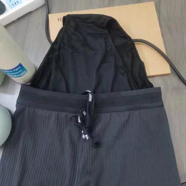 Herren Trendy Schnelltrocknende Gerippte Fitnesshose - Vielseitig, Atmungsaktiv, Lockerer Schnitt für den Sommer