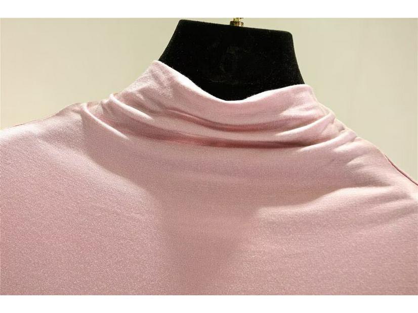 Großformat Modal Damen Hochgeschlossenes Ärmelloses Locker Geschnittenes Schlankmachendes Shirt - Frühling/Sommer