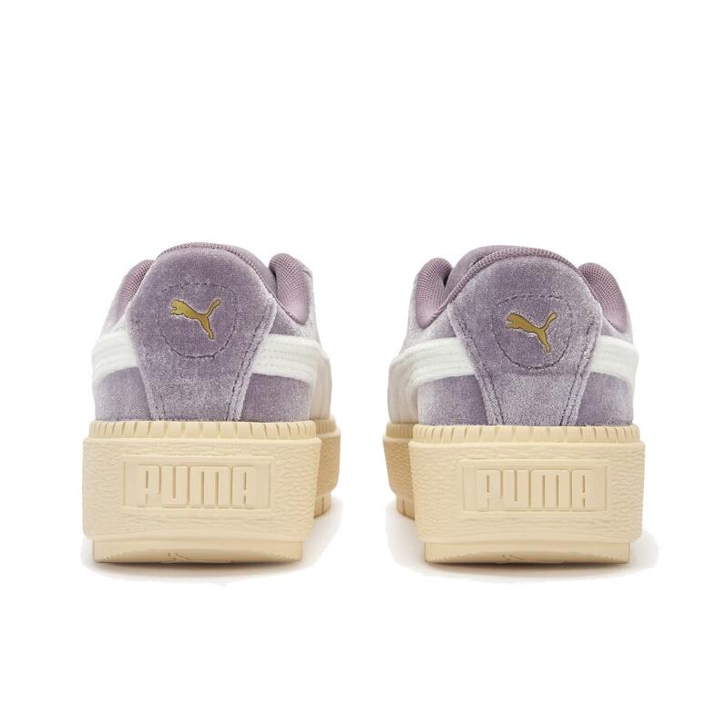 Puma Platform Comfortable Versatile Durable Low-Top Sneakers Women Sneakers Purple 406752-04