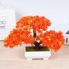 Pine Artificial Plant Bonsai - Plastic Fake Flower Desktop Decoration Greenery Ornament