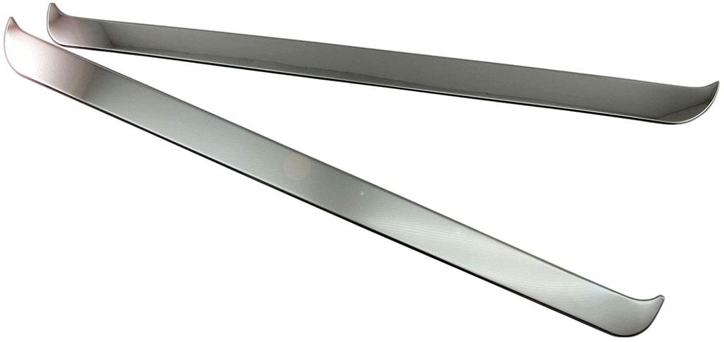 BRIGHTZ Super Mirror Finish Stainless Steel Plated Upper Side Door Molding for Super Carry DA16T Compatible with DA and 16 (2-Piece) (SID-MOL-102)