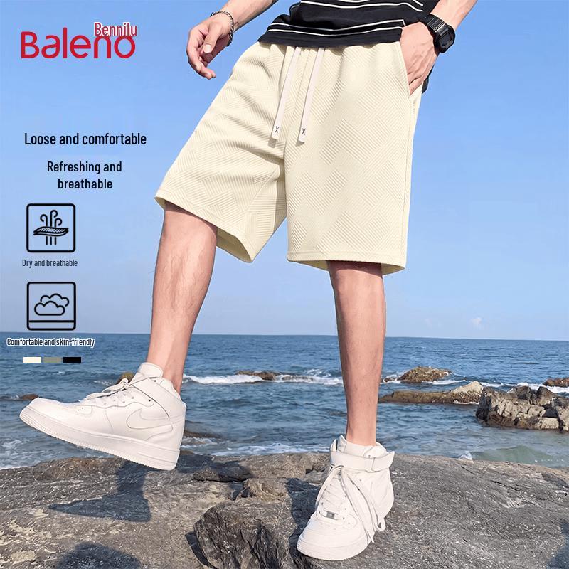 

Baleno Men s 2026 Summer Jacquard Casual Shorts 3XL